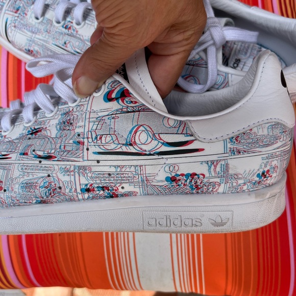 Adidas Stan Smith Mickey Mouse Disney 3D Comic Sneaker Limited Edition Size 11 - Picture 3 of 7